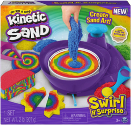 Kinetic Sand Swirl N' Surprise Toys Creativity Drawing & Crafts Craft Craft Sets Multi/patterned Kinetic Sand