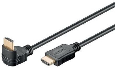 HDMI-kabel High Speed Vinklet ned 2 m