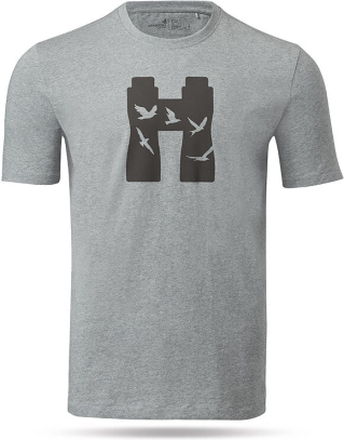 Swarovski TSB T-Shirt Birds Male Grey (XXL), Swarovski