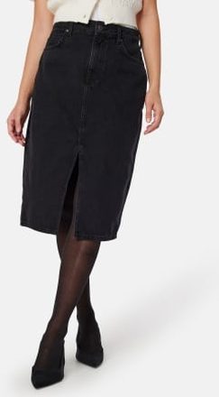 Object Collectors Item Objharlow Midi Denim Skirt Black S