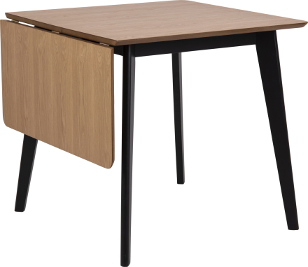 Roxby matbord 80-120 cm - Ek/svart