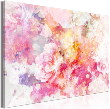 Canvas Tavla - Explosion of Flowers Wide - 90x60