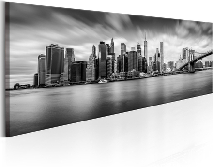 Canvas Tavla - New York: Stylish City - 150x50