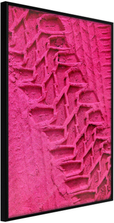 Inramad Poster / Tavla - Amaranth Sand - 20x30 Svart ram