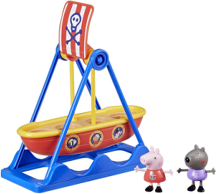 Peppa Pig Toys Peppa's Pirate Ride Playset With 2 Figures, Preschool Toys Toys Playsets & Action Figures Play Sets Multi/patterned Peppa Pig
