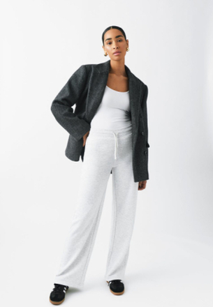 Gina Tricot - Slim low waist sweatpants - Collegehousut - Grey - XL - Female