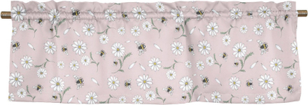 Blomstersurr Rosa Veckad gardinkappa Arvidssons Textil