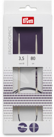 Prym Ergonomics Rundstickor Plast 80cm 3,50mm / 31.5in US4