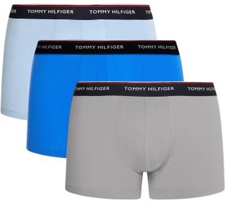 Tommy Hilfiger 3P Stretch Trunk Premium Essentials Lyseblå bomuld Large Herre