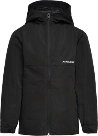Jjalex Hood Jacket Jnr Outerwear Shell Clothing Shell Jacket Black Jack & J S