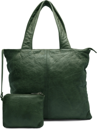 Depeche Shopper Dark Green Bag