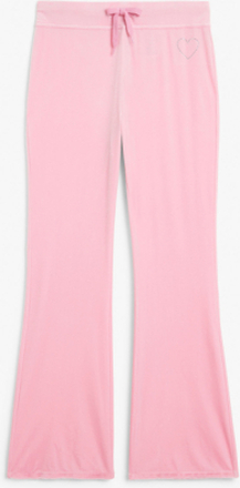 Soft velvet trousers - Pink