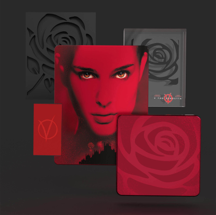 V for Vendetta - Limited Edition Titans of Cult 4K Ultra HD Steelbook (Includes 2D Blu-ray)