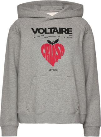 Evata Mo Concert Crush Designers Sweatshirts & Hoodies Hoodies Grey Zadig & Voltaire