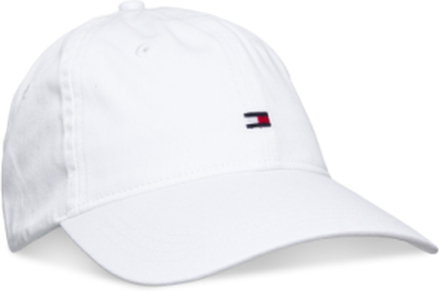 Essential Flag Soft Cap Accessories Headwear Caps White Tommy Hilfiger