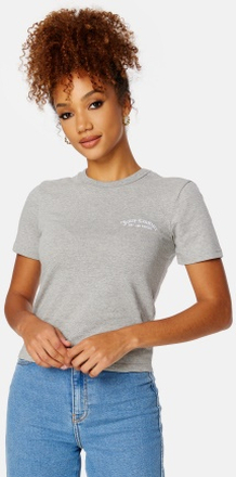 Juicy Couture Recycled Haylee T-Shirt Silver Marl L