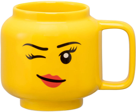 LEGO - Krus 25,5 cl blinkefjes jente gul