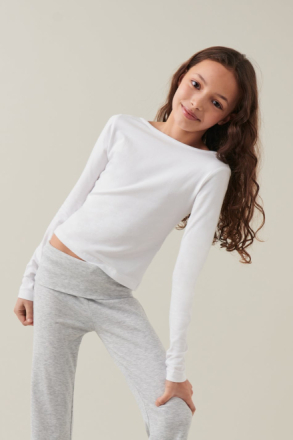 Gina Tricot - Y yoga sweatpants - young-bottoms - Grey - 134/140 - Female
