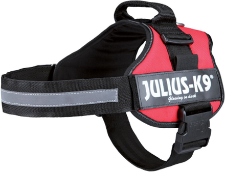 JULIUS-K9® Powergeschirr - rot - Grösse 1: 66 - 85 cm Brustumfang