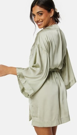 BUBBLEROOM Fiora kimono robe Dusty green 40/42