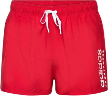 Ess L Clx Vsl Sport Shorts Red Adidas Sportswear
