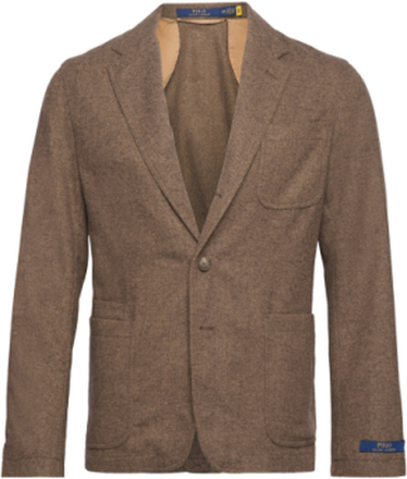 Polo Modern Herringb Sport Coat Suits & Blazers Blazers Single Breasted Blazers Brown Polo Ralph Lauren