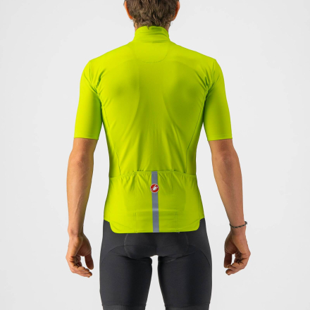Castelli Pro Thermal Mid Short Sleeve Jersey - L - Electric Lime