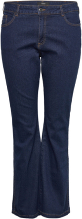 Jolivia, Ellen Jeans Jeans Boot Cut Blå Zizzi*Betinget Tilbud