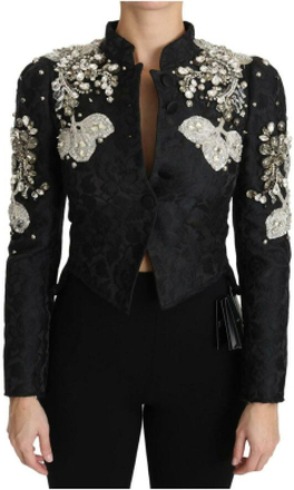 Jacquard Crystal Floral Jacket