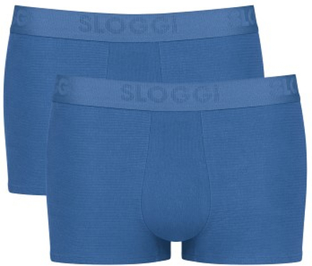 Sloggi 2P Men FREE Evolve Hipster Blau Ökologische Baumwolle X-Large Herren