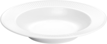 Pastatallerken Dyp Plissé 28 Cm Hvit Home Tableware Plates Pasta Plates Hvit Pillivuyt*Betinget Tilbud