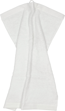 Håndklæde 40X60 Comfort O Optisk Hvid Home Textiles Bathroom Textiles Towels White Södahl