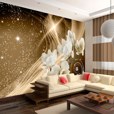 Fototapet - Golden Milky Way - 200 x 140 cm