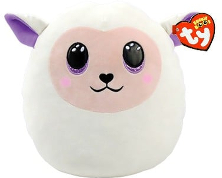 TY Squishy Beanies Fluffy Lamm Gosekudde 25 cm