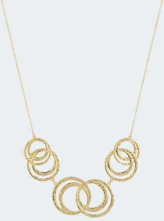 Claris Vienna Jewelry Art Collier mit großen Ringen