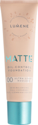 Matte Oil-Control Foundation, 30ml, 3 Fresh Apricot