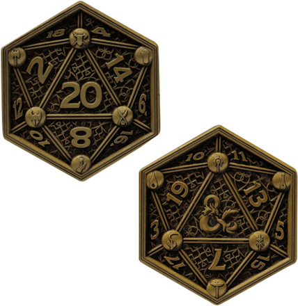 Dungeons & Dragons Coin And Class Card Set By Fanattik