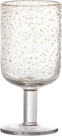 Bubbles Wine Glass Home Tableware Glass Wine Glass White Wine Glasses Nude Bloomingville