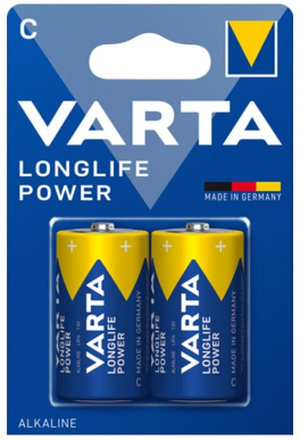 Varta C/LR14 Longlife Power Alkaline (1,5V) 2-Pack, Varta