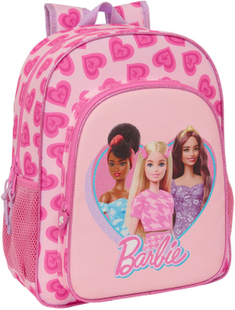 Skolryggsäck Barbie Love Rosa 32 X 38 X 12 cm