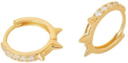 Gold Accessorize Z Sparkle Spike Hugg A J Z Earring