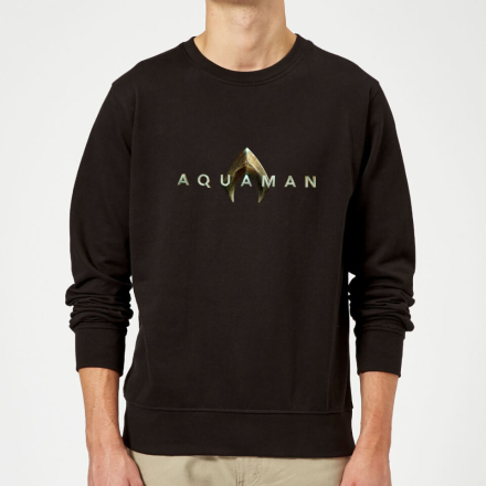 Aquaman Title Sweatshirt - Black - XXL - Black