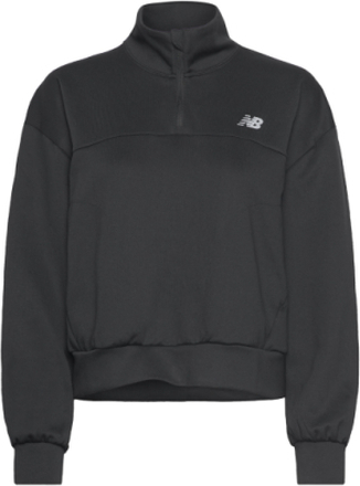 Triple Knit Spacer Pullover Sport Sweatshirts & Hoodies Sweatshirts Black New Balance