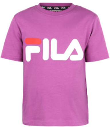 Fila T-shirt til børn Lea purple kaktus flower