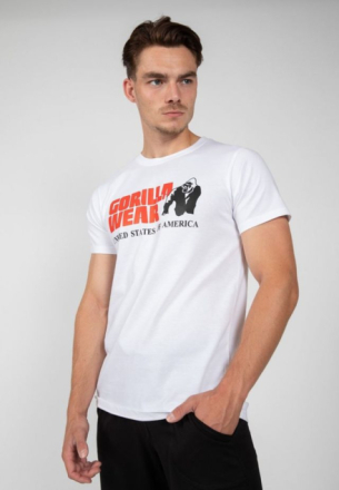Gorilla Wear Classic T-shirt, hvit t-skjorte