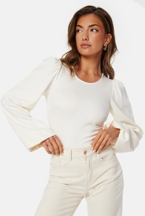 BUBBLEROOM Idalina Puff Sleeve Top White XL