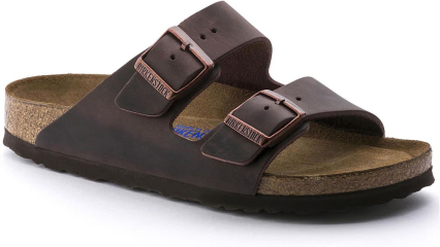 Birkenstock Unisex Arizona Oiled Nubuck Leather Soft Footbed Regular Habana Sandaler 46
