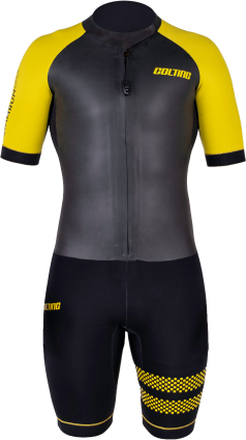 Colting Wetsuits Women's Swimrun Go Black/Yellow Simdräkter SM
