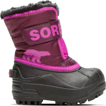 Sorel Sorel Kids' Children's Snow Commander Purple Dahlia, Groovy Pink Vinterkängor 31