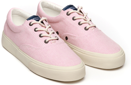 Sebago Women's John Panama Canvas Pink Sneakers 37.5